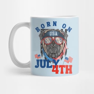 Born on the 4th of July Mug